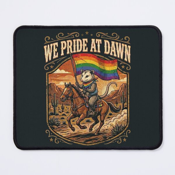 Item preview, We Pride at Dawn Funny Opossum Rainbow Pride Month designed and sold by ChinkyCat Official.