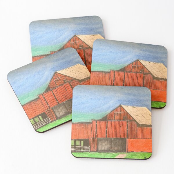 Item preview, Old red barn designed and sold by Haxson37art.