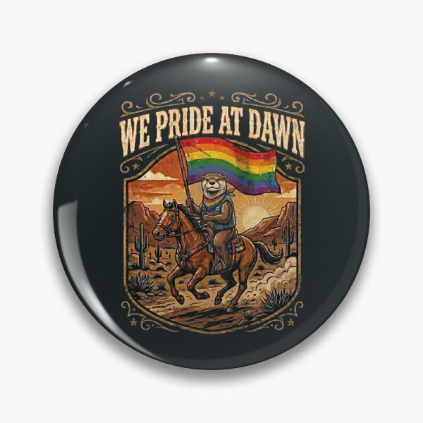 Item preview, We Pride at Dawn Funny Otter Rainbow Pride Month designed and sold by ChinkyCat Official.