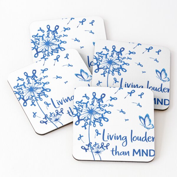 Item preview, Motor Neuron Disease Blue Ribbon designed and sold by ryanapples2.