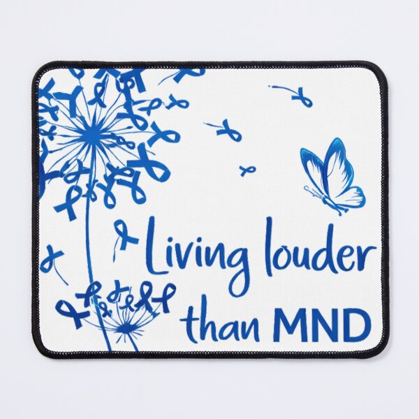 Item preview, Motor Neuron Disease Blue Ribbon designed and sold by ryanapples2.
