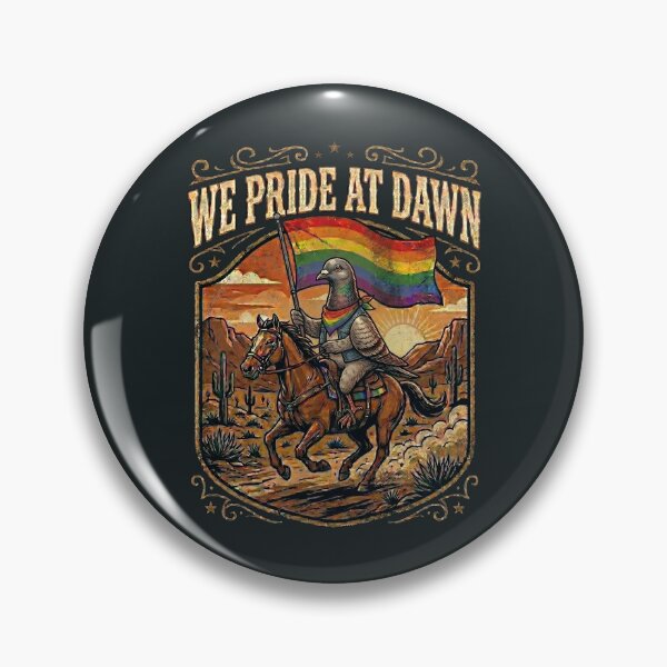 Item preview, We Pride at Dawn Funny Pigeon Rainbow Pride Month designed and sold by ChinkyCat Official.