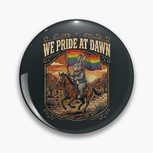 Item preview, We Pride at Dawn Funny Rabbit Rainbow Pride Month designed and sold by ChinkyCat Official.