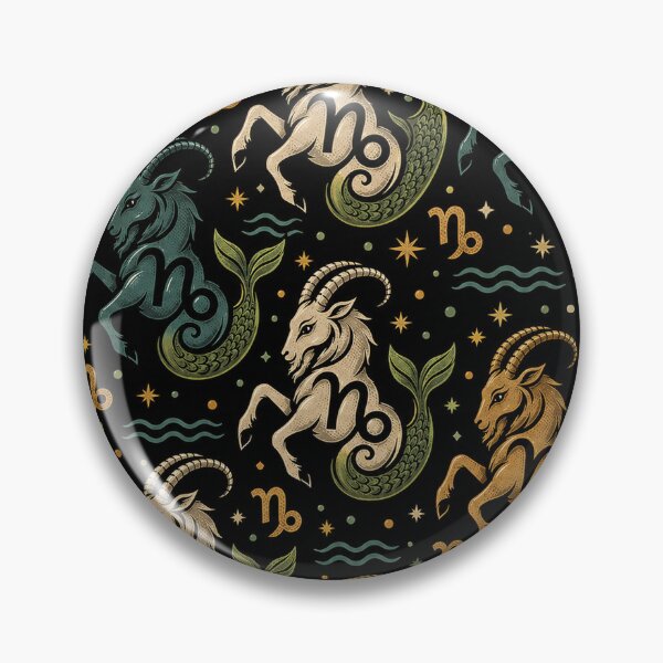 Item preview, Capricorn Zodiac Animal Sign and Symbol designed and sold by BeJolley.