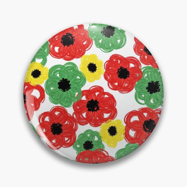 Item preview, Colorful Hand Drawn Flower Pattern designed and sold by PixorStudio.