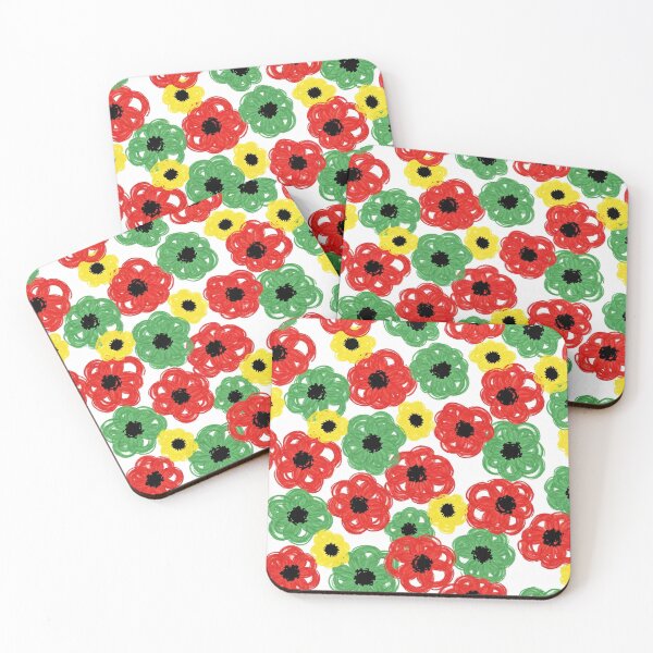 Item preview, Colorful Hand Drawn Flower Pattern designed and sold by PixorStudio.