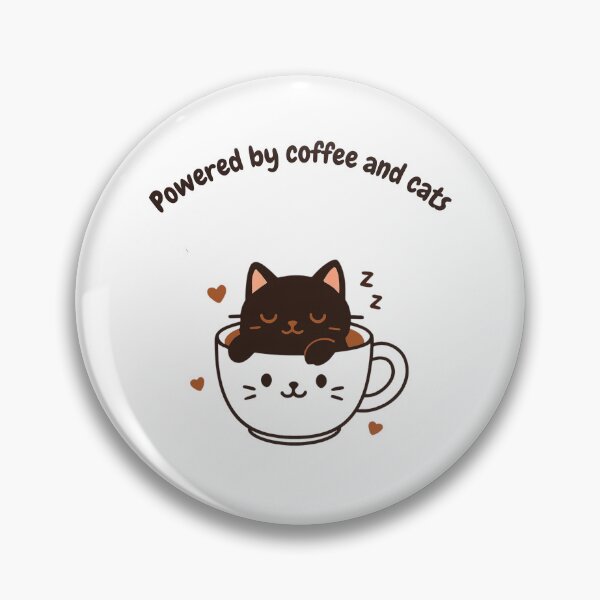 Item preview, Cute Cats and Delicious Coffee Design designed and sold by AustralArt.