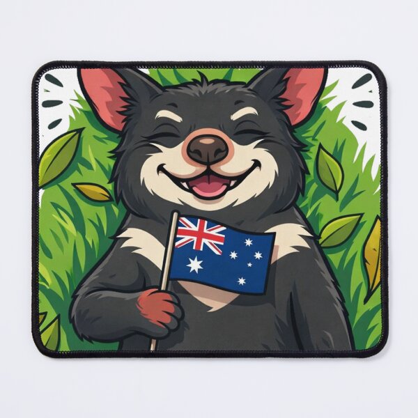 Item preview, Tasmanian Devil Australia Flag designed and sold by ryanapples2.