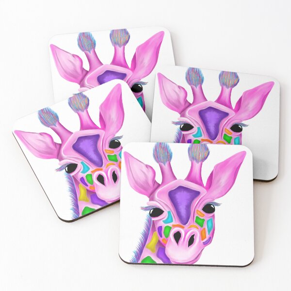 Item preview, Cotton Candy Giraffe Dreams designed and sold by ArtflyStudio.