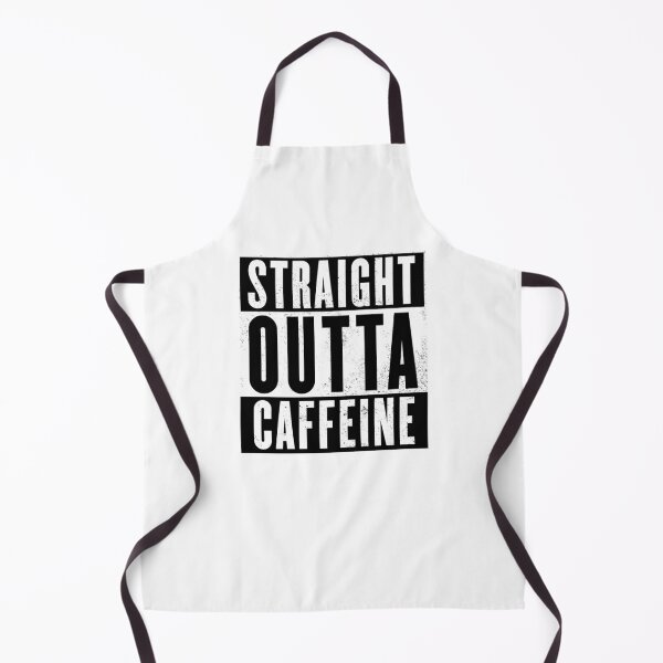 Item preview, Straight Outta Caffeine – Funny Coffee Lover Typography Design designed and sold by thebigleebowski.