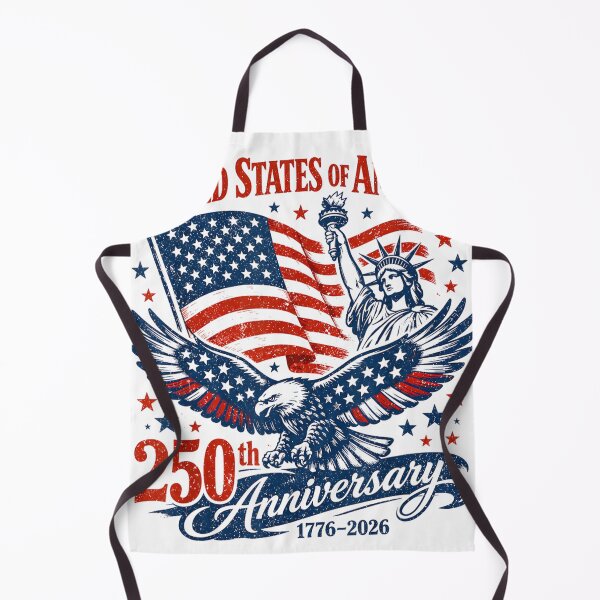 Item preview, USA 250 Years Anniversary Eagle American Flag 4th of July designed and sold by OMITTEROMINOUS.
