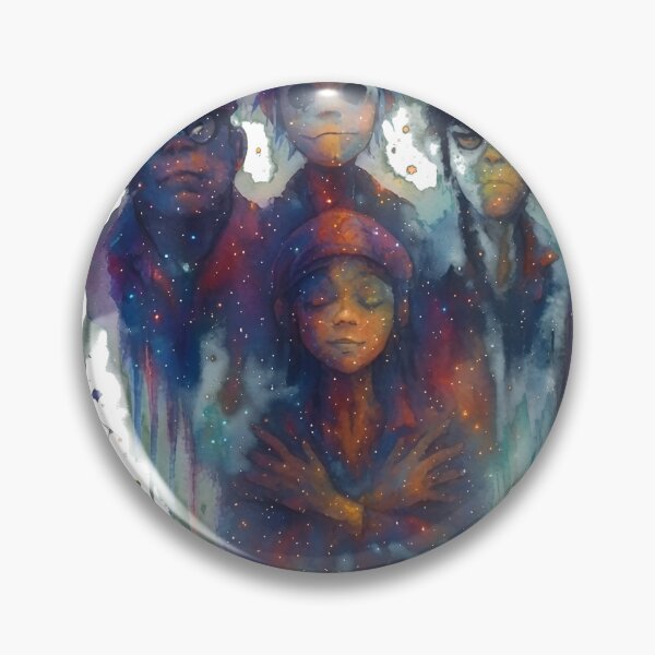 Item preview, Cosmic Nebula Portrait Band Art designed and sold by snugglee.