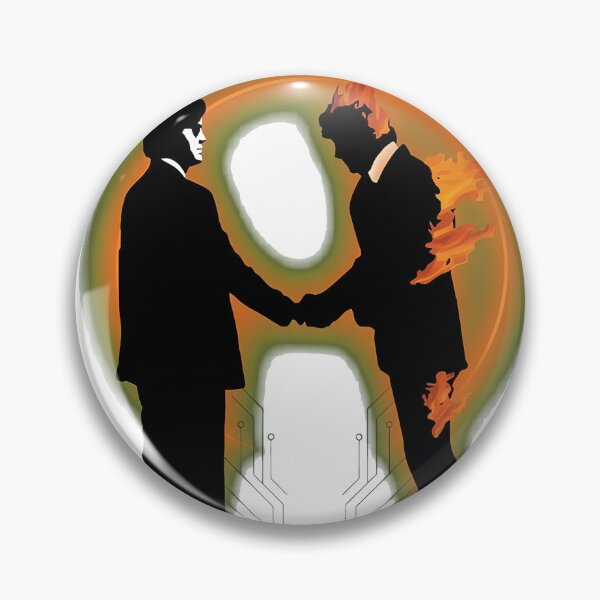 Item preview, Handshake Fire Silhouette Rock Music  designed and sold by snugglee.