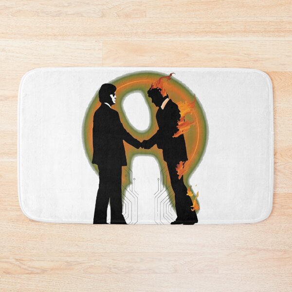Item preview, Handshake Fire Silhouette Rock Music  designed and sold by snugglee.