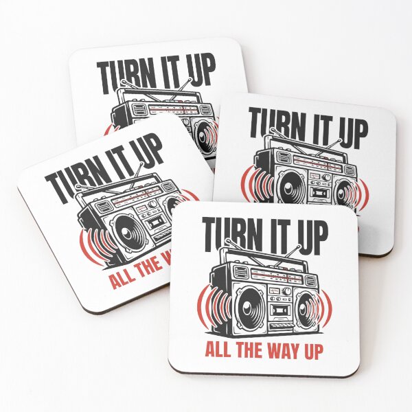 Item preview, Turn It Up All The Way Up Boombox designed and sold by SonglyMusic.