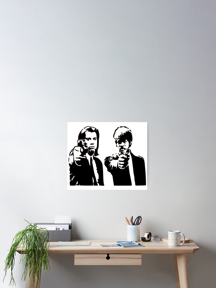 Pulp Fiction Poster Tarantino/'s Vincent Vega and Jules Winnfield 158 x 53cm