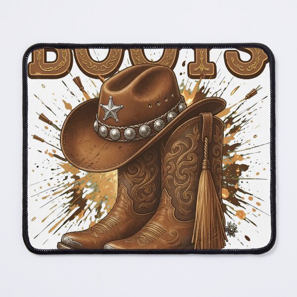 Item preview, Boots On The Ground Western Hat designed and sold by greatagohdilot.