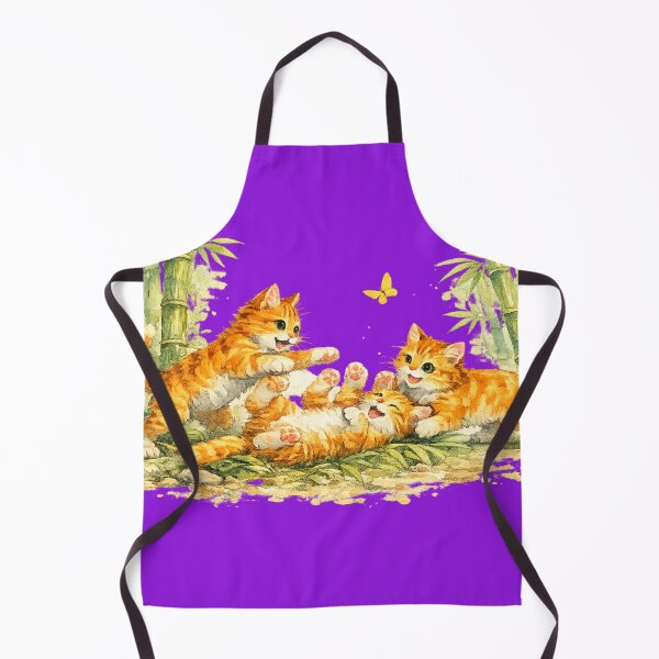 Item preview, Kittens in Bamboo Garden designed and sold by PlengPoomofArts.