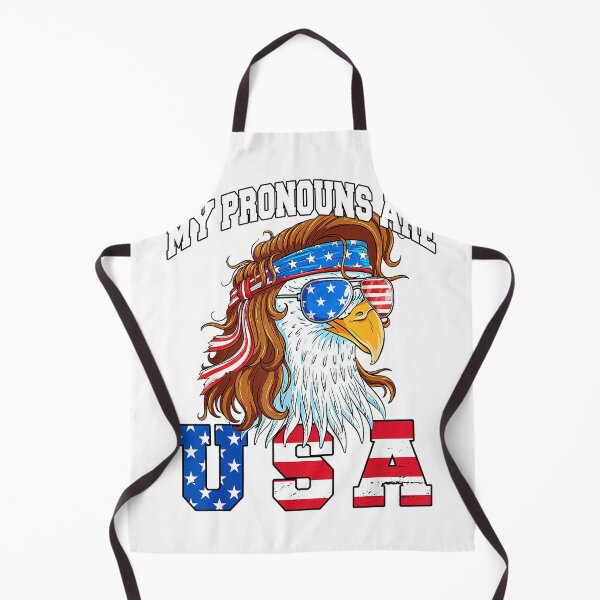 Item preview, My Pronouns are USA Eagle American Funny 4th of July T-Shirt designed and sold by RKdrawings.