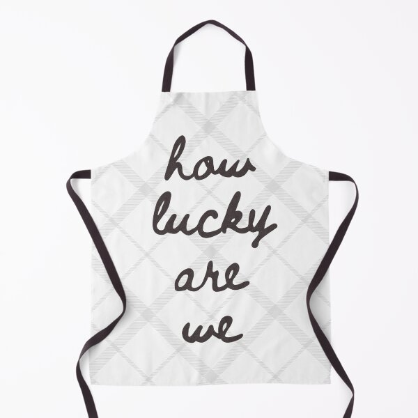 Item preview, How Lucky Are We - Bookish Quote designed and sold by SaltedBeachPaperie.
