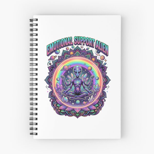 Item preview, Meditating Alien Psychedelic Mandala Spiritual Artwork designed and sold by Pride_Prints.