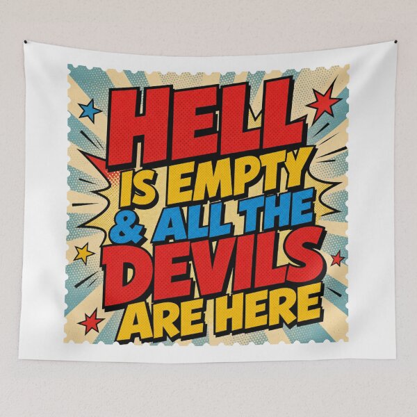 Item preview, Hell is Empty & All the Devils Are Here! | Shakespeare designed and sold by monolithstudio.