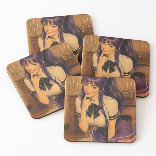 Item preview, Retro Anime Pinup Girl – Vintage Kawaii Waifu Aesthetic designed and sold by Cosplayvintage.