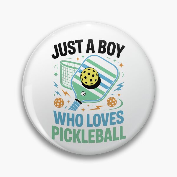 Item preview, Just A Boy Who Loves Pickleball designed and sold by ladycerebellum.