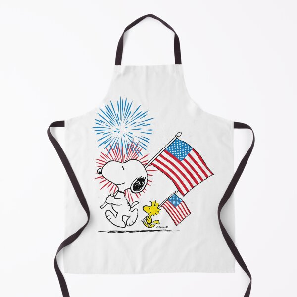 Item preview, Peanuts - Snoopy & Woodstock American Flags & Fireworks T-Shirt designed and sold by KTY-NUSS.