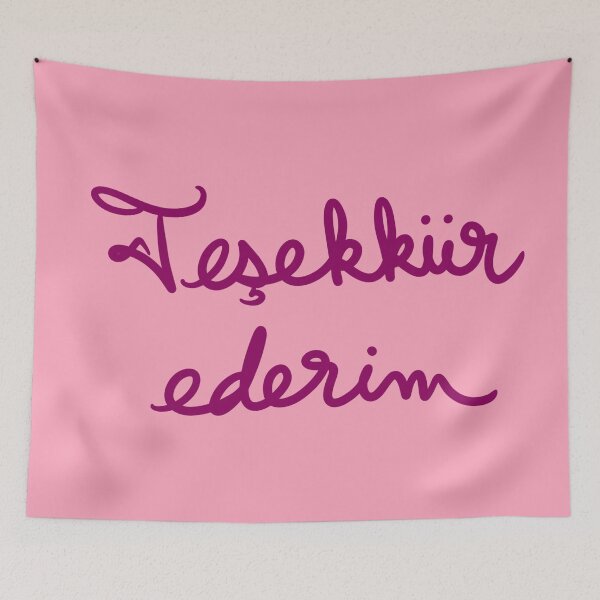 Artikelvorschau, Danke auf Türkisch entworfen und verkauft von abeink.