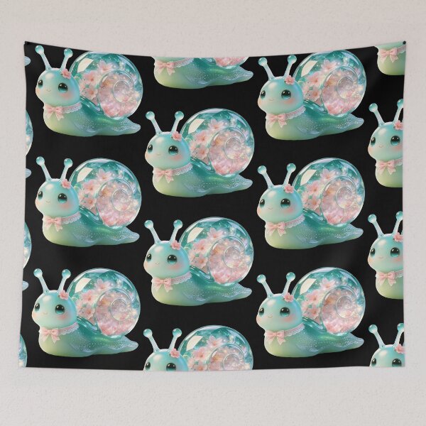 Item preview, Emerald Snail - Kawaii Sakura Cherry Blossom Dream Scarf designed and sold by ABYSSLAB.