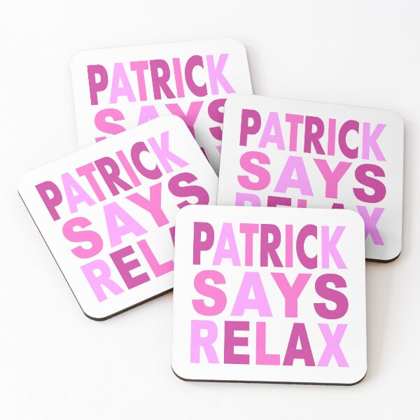 Item preview, Patrick Says Relax Pink designed and sold by Normbot2000.