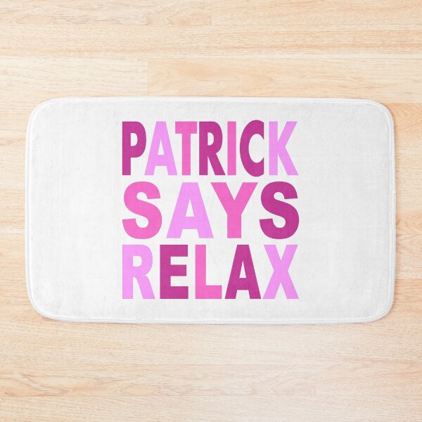 Item preview, Patrick Says Relax Pink designed and sold by Normbot2000.