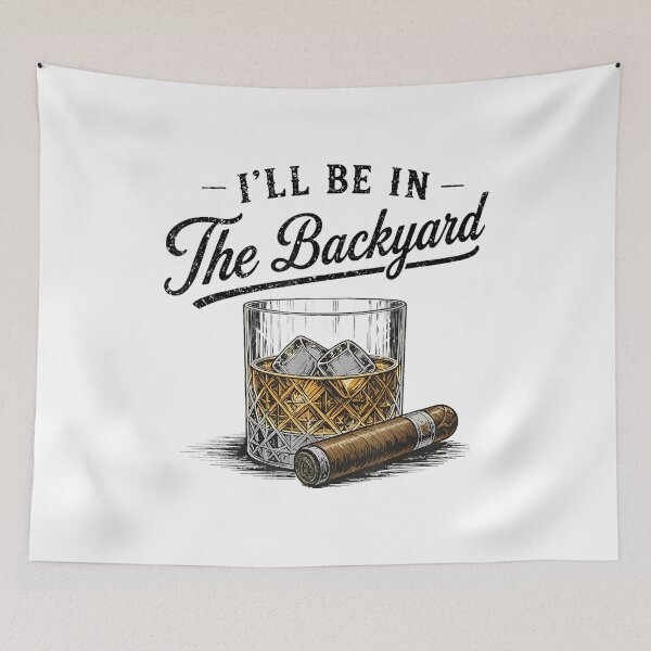 Item preview, Backyard Relaxation Vintage Design designed and sold by GoldenField41.
