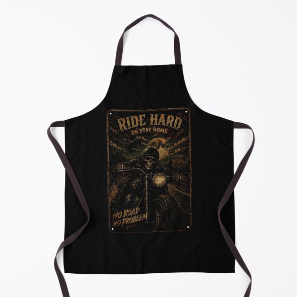 Item preview, Ride Hard Skull Biker Under Moonlit Highway Vintage designed and sold by Modaozushi216.