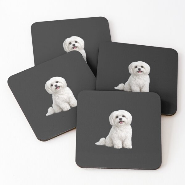 Item preview, Maltese dog designed and sold by BackgroundND.