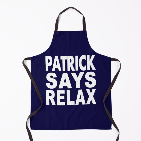 Item preview, Patrick Says Relax White designed and sold by Normbot2000.