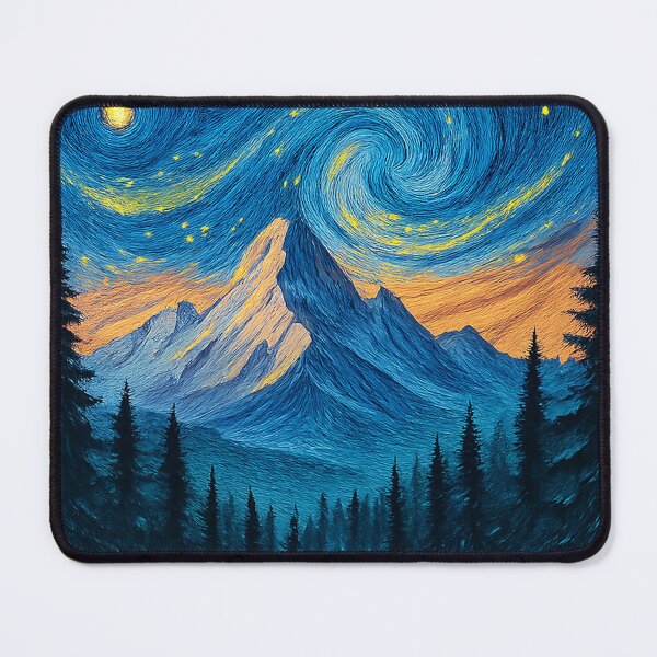Item preview, Starry Mountain Night designed and sold by syotos-ai.