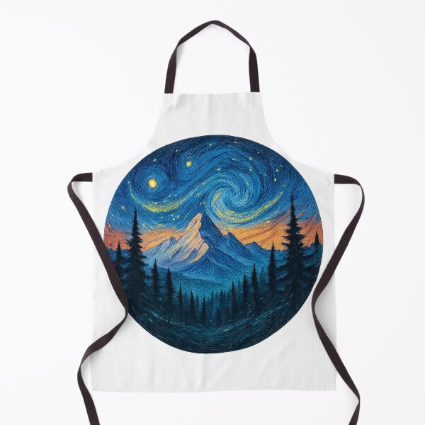 Item preview, Starry Mountain Night designed and sold by syotos-ai.