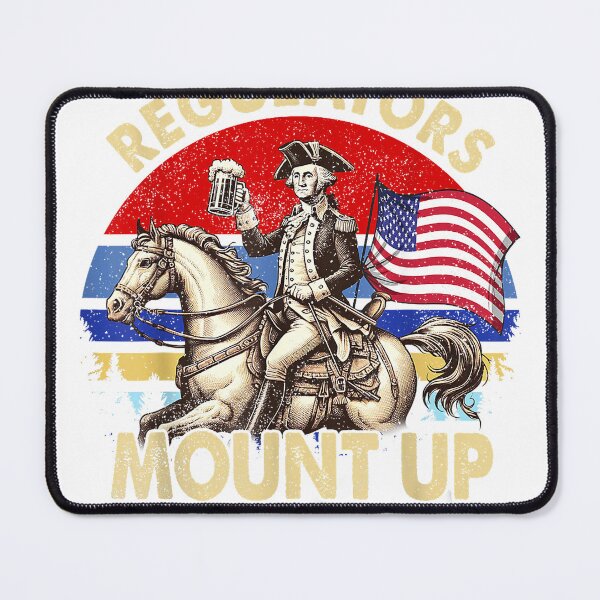 Item preview, Regulators Mount Up 4th of July Independence Day T-Shirt designed and sold by RKdrawings.