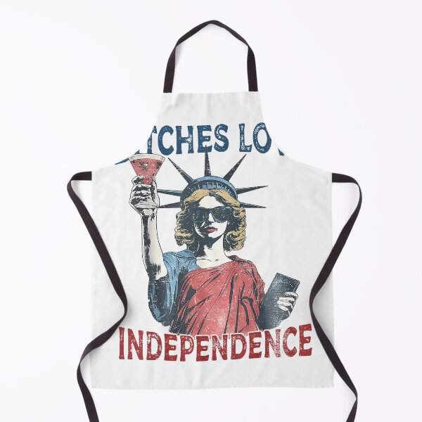 Item preview, Retro Bitches Love Independence Funny 4th of July T-Shirt designed and sold by kevincuellar.