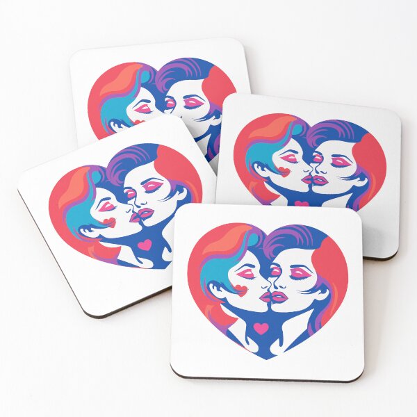 Item preview, Sapphic Love  designed and sold by LGBTQ+ Owned and Illustrated Merch to Feed Your Gay Soul.