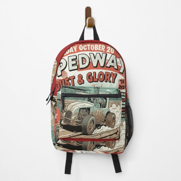 Item preview, Speedway Dust and Glory Vintage Dirt Track Racing Hot Rod Retro Motorsports Design designed and sold by ObsidianUruk.