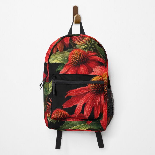 Item preview, Red Echinacea Dark Floral Bouquet designed and sold by scicilysimonee.