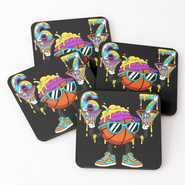Item preview, Cool 67 Basketball Ice Cream Drip Funny Six Seven designed and sold by allistermariam.