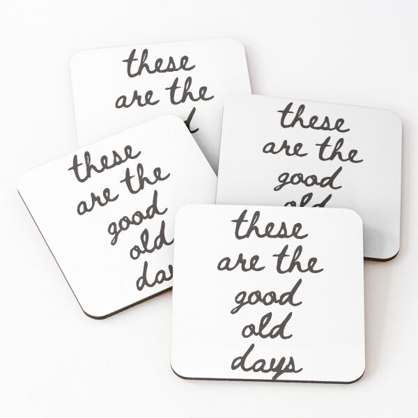 Item preview, These Are The Good Old Days - Handwritten Typography designed and sold by SaltedBeachPaperie.