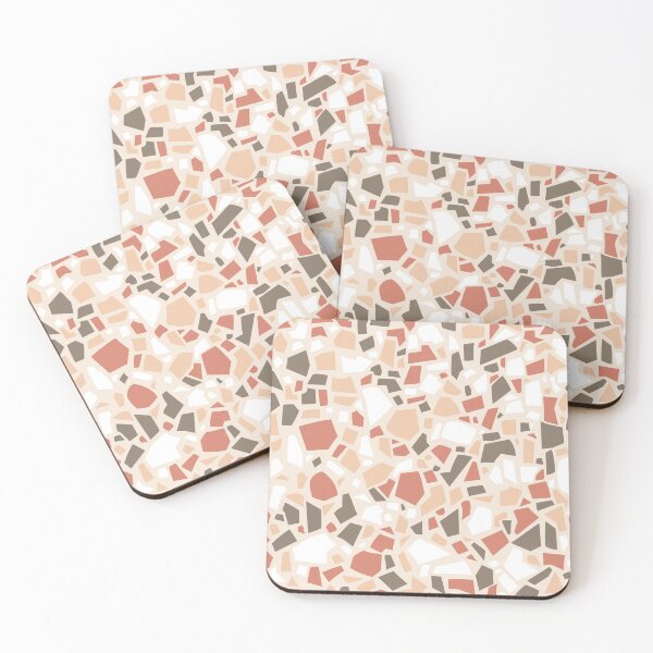 Item preview, Terracotta Terrazzo Pattern | Warm Earth Tone Seamless Mosaic designed and sold by Dino-Lune.