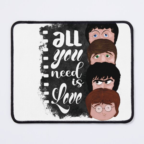 Item preview, art of all you need is love - the beatles designed and sold by Alê Diaz Design Studio.
