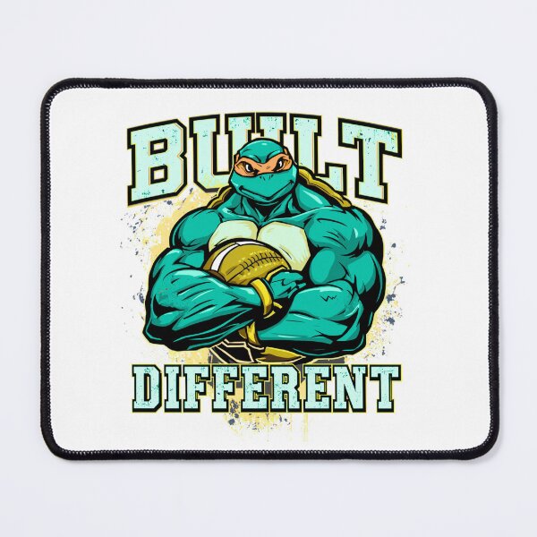 Item preview, Built Different Turtle Athlete Vintage Sports T-Shirt | Strong Mascot Graphic Design designed and sold by Vvmd.