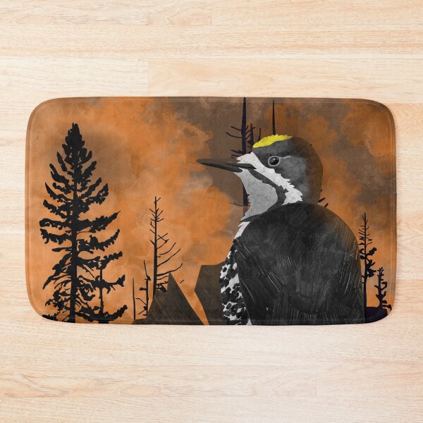 Item preview, The Tower - Black-Backed Woodpecker designed and sold by JustCritters.